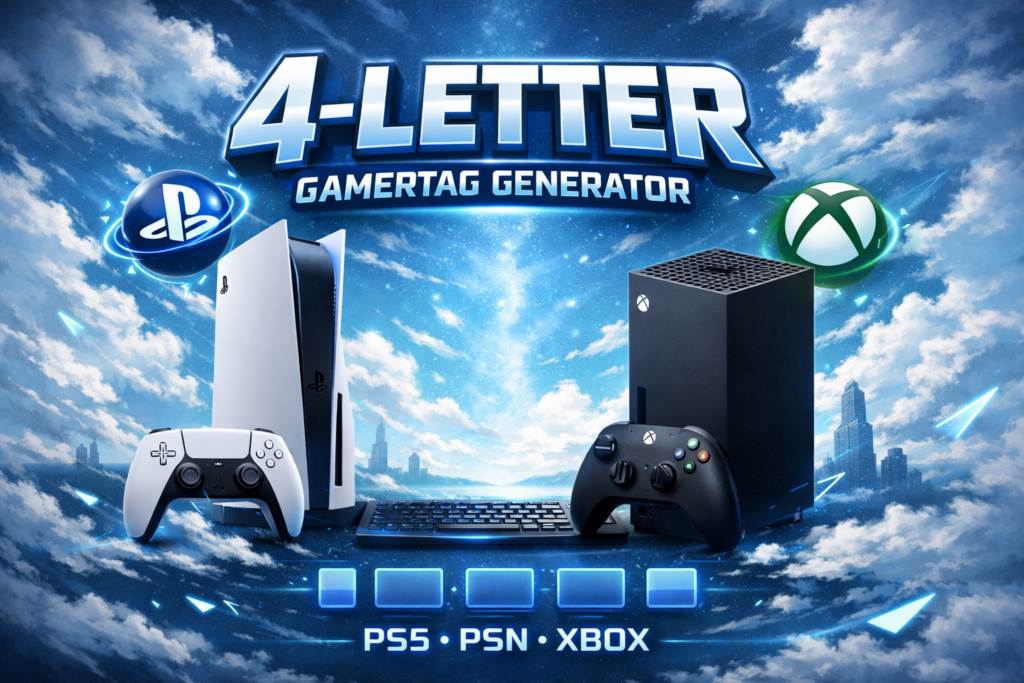 4 Letter Gamertag Generator