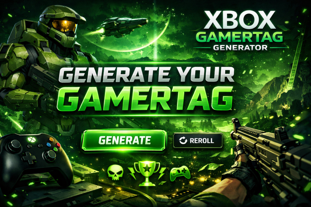 Xbox Gamertag Generator | Free & AL-Powered